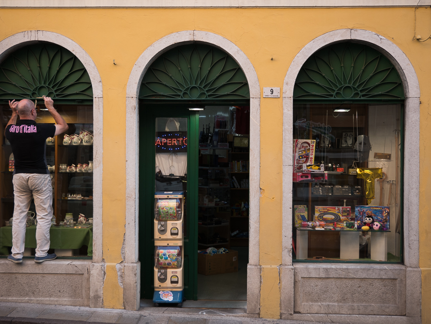 Malerische Straße entlang der Soča